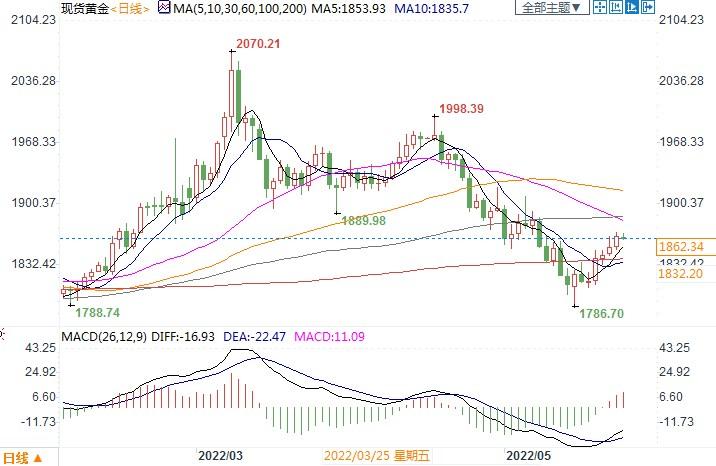 专家称金价未被打压，美联储加息达不到最为鹰派的程度