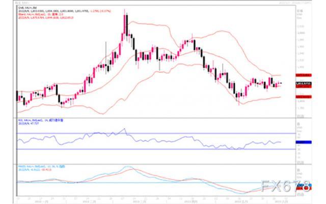 黄金市场分析：国际组织虽加大通胀预期 然金价继续横盘以对