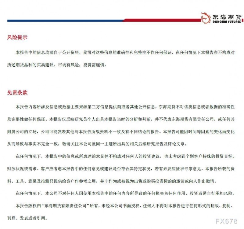 【东海期货12月13日宏观金融日报】：美国通胀预期大幅放缓，全球风险偏好有所升温