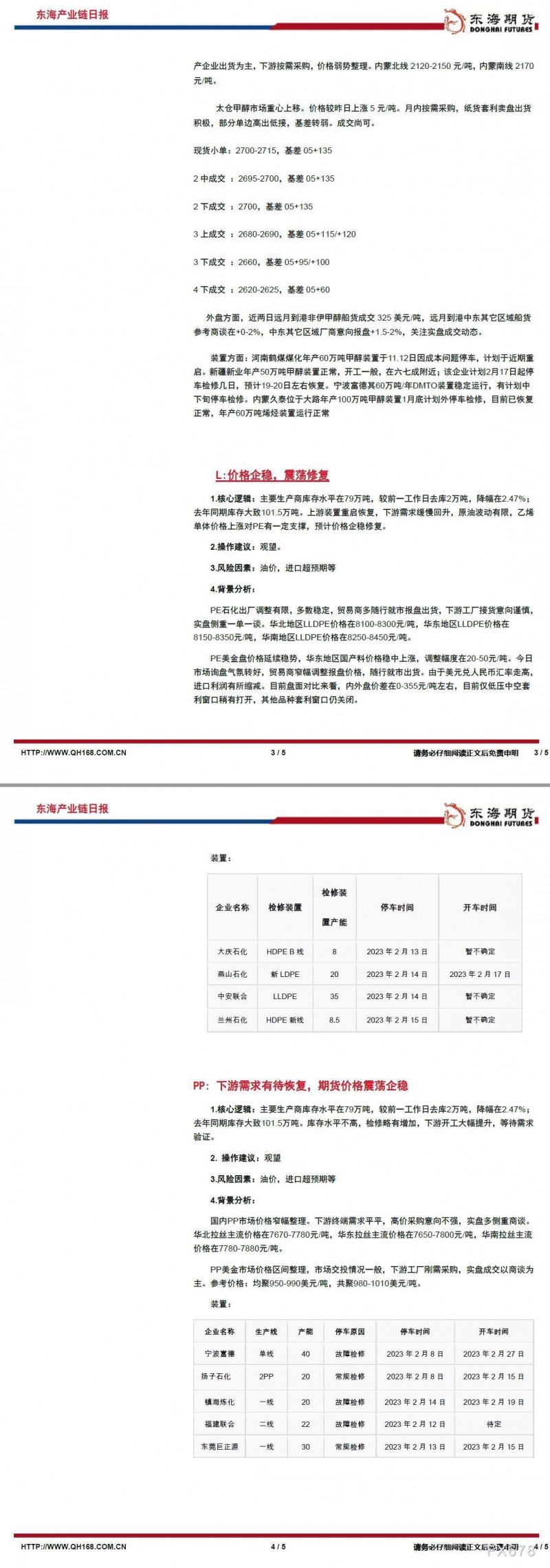 【东海期货2月17日产业链日报】能化篇：市场观望，油价小幅回调