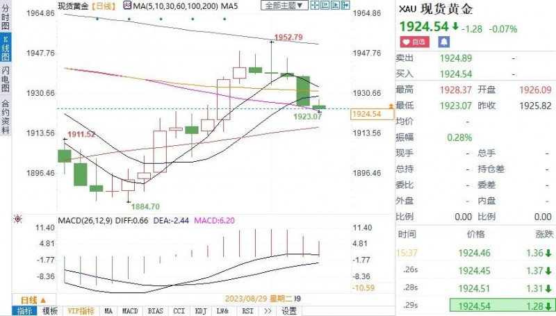 6大货币对、美元指数及黄金阻力/支持位